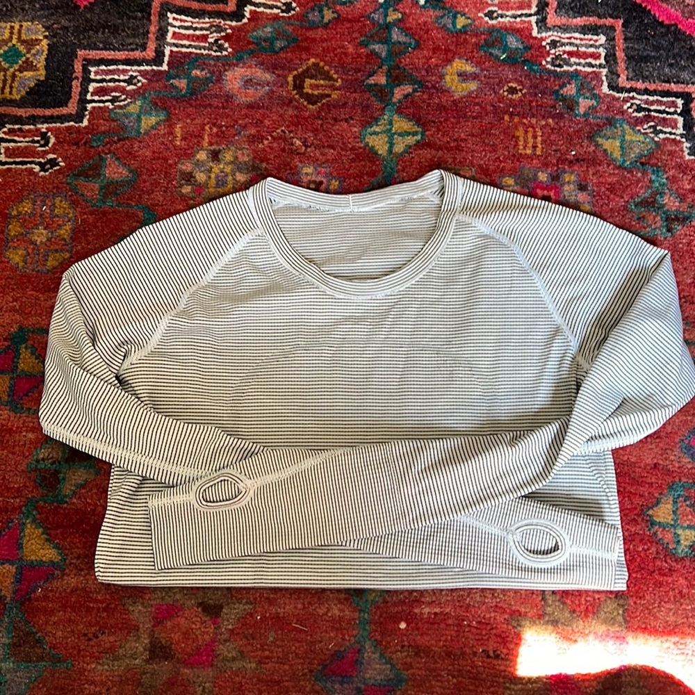 Lululemon striped longsleeve